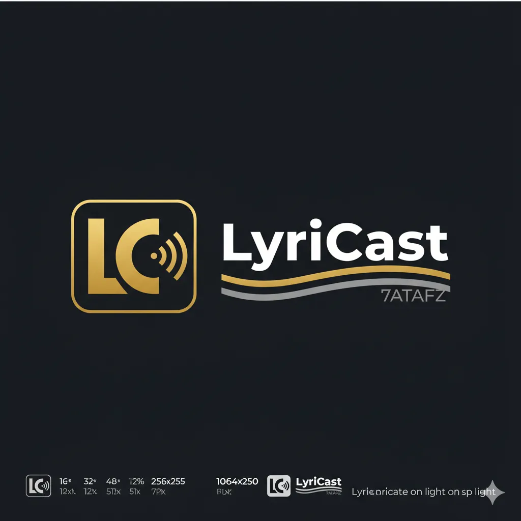 A screenshot of https://lyricast.com/